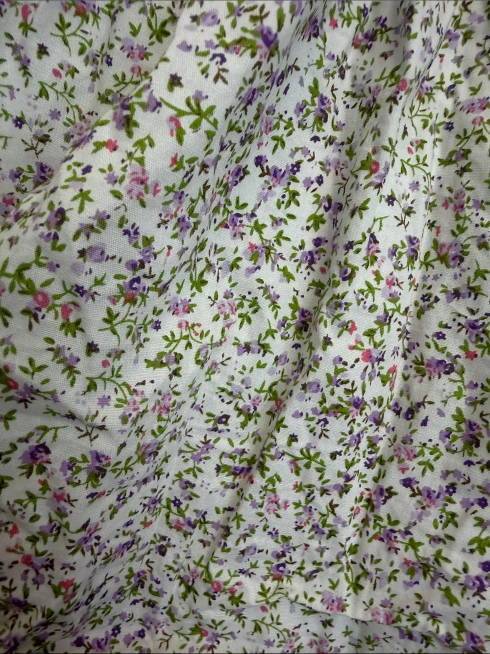 Be Girl White & Lavendar Floral Lace-Trim Open Back Dress 8T Wedding Cottage